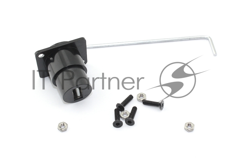 Адаптер USB2AA-B мама - мама для монтажа