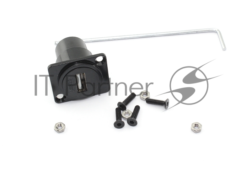 Адаптер USB2AA-B мама - мама для монтажа