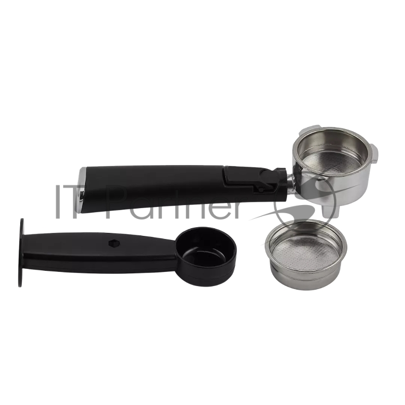 Кофеварка Polaris PCM 1535E, рожковая, черный / серебристый