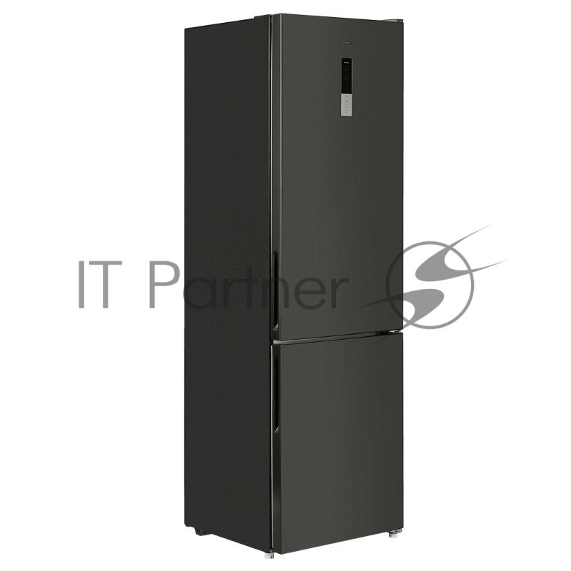 Холодильник MAUNFELD MFF200NFSB10 Inverter черный двухкамерный 271/106л морозилка снизу