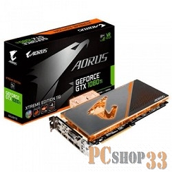 Видеокарта GIGABYTE GeForce GTX 1080 Ti AORUS WATERFORCE WB Xtreme Edition 11G 11ГБ GV-N108TAORUSX WB-11GD (GeForce GTX 1080 Ti, DDR5X, DVI, 3xHDMI, 3xDP) (PCI-E)