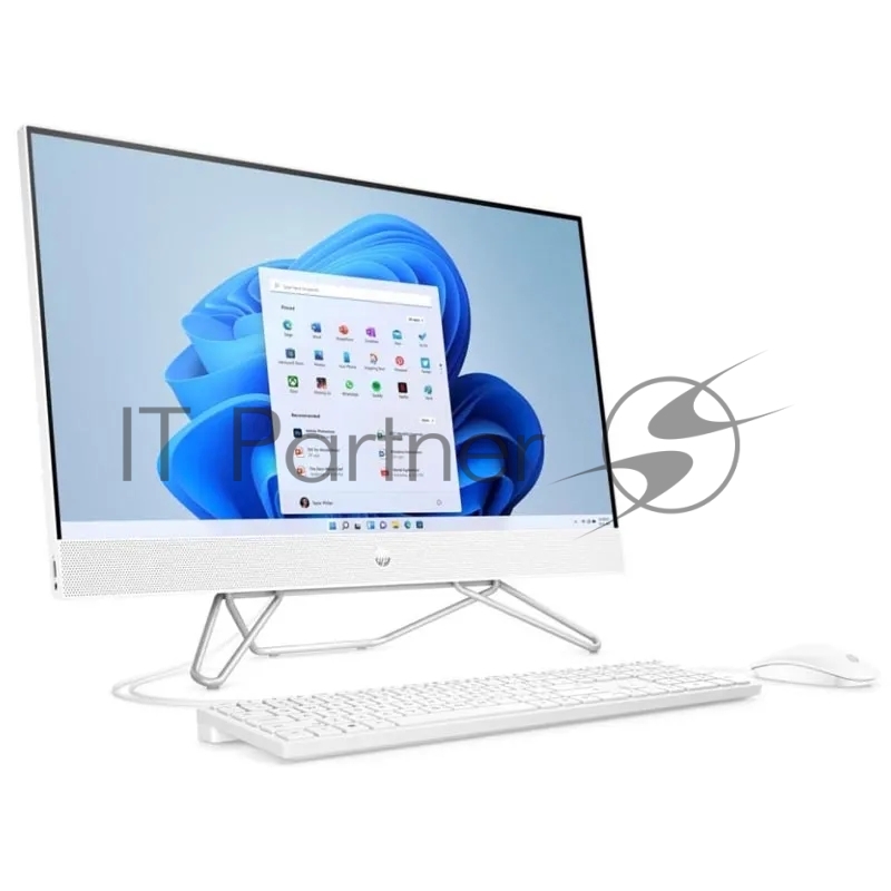 Моноблок HP 27-cb1102ci NT 27 FHD(1920x1080) Core i3-1215U, 8GB DDR4 3200 (1x8GB), SSD 512Gb, Intel Internal Graphics, noDVD, kbd&mouse wired, HD Webcam, Starry White, Windows11, 1Y Wty
