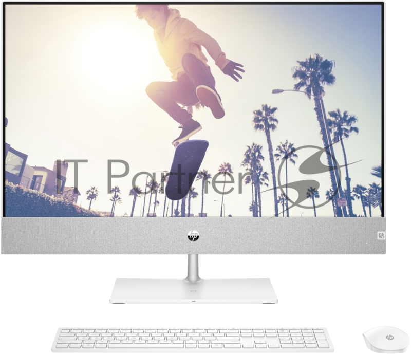Моноблок HP Pavilion I 27-ca2002ci NT 27 QHD(2560x1440) Core i7-13700T,16GB DDR4 3200 (2x8GB),SSD 1Tb, GeForce RTX3050 4GB,no DVD, Rus/Eng kbd&mouse wireless,5MP Webcam, White,FreeDOS,Wireless Charger,1Y Wty