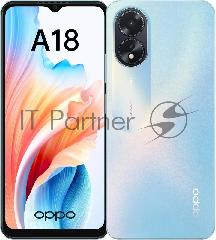 Смартфон OPPO A18 CPH2591 4+128Gb Синий