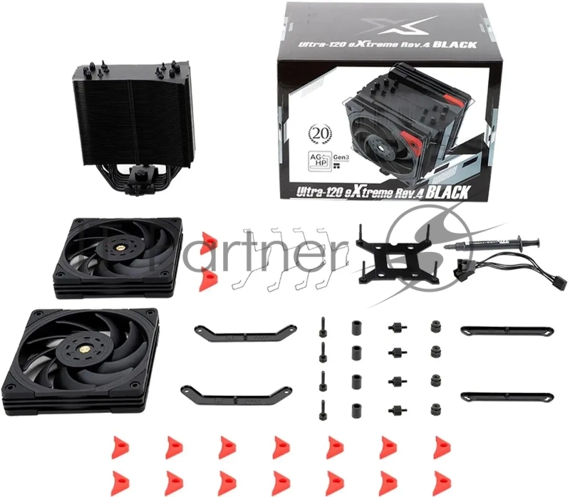 Устройство охлаждения(кулер) Thermalright Ultra-120-EX-REV.4 Soc-AM5/AM4/1151/1200/2066/1700 черный 4-pin 28.1dB Al 660gr Ret