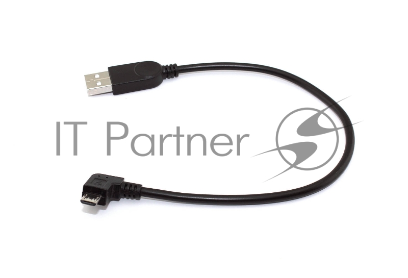 Кабель USB Type A на Micro USB угол влево 0,25 м