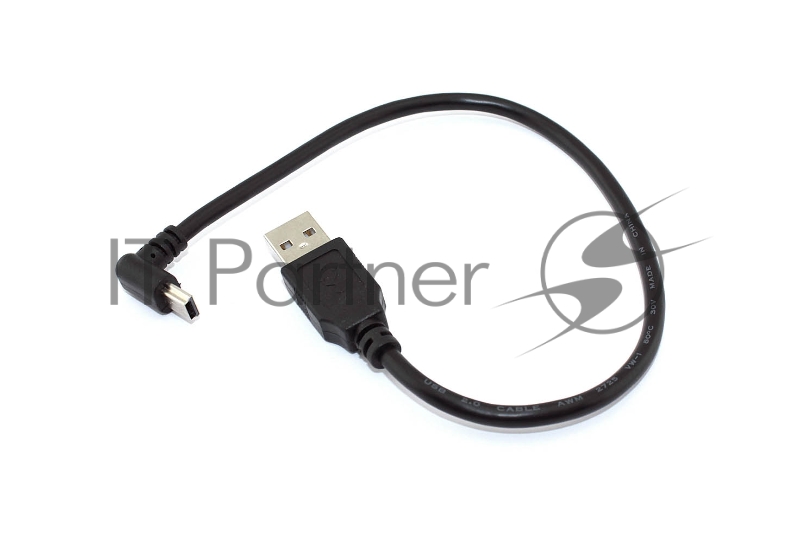Кабель USB Type A на Mini USB угол вверх 0,25 м