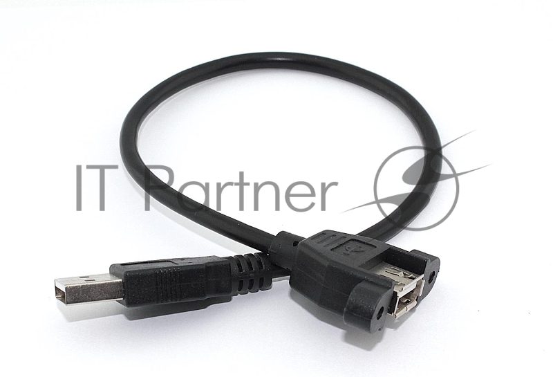 Кабель USB 2.0 для монтажа на корпус 30 см