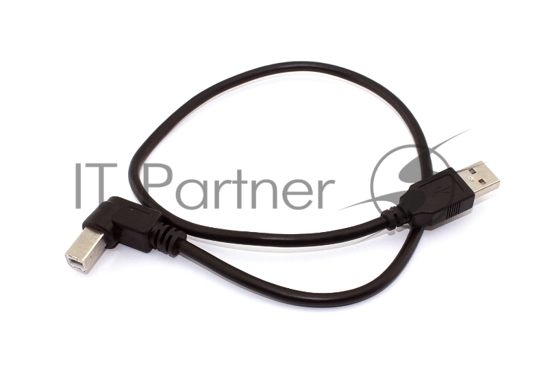 Кабель USB 2.0 на USB-B угол влево 0,5 м