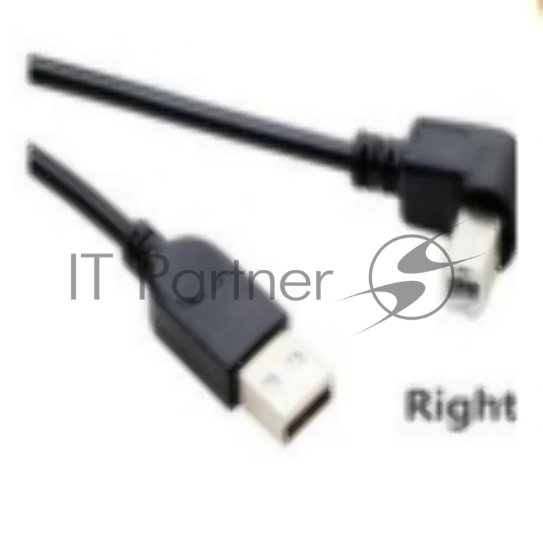 Кабель USB 2.0 на USB-B угол вправо 1 м