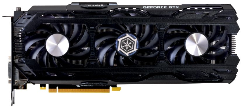 Видеокарта Inno3D GeForce GTX 1080 Ti iChill X3 11ГБ C108T3C-1SDN-Q6MNX (GeForce GTX 1080 Ti, DDR5X, DVI, HDMI, 3xDP) (PCI-E)
