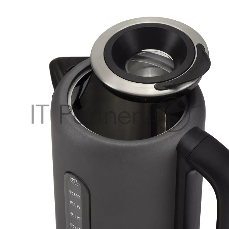 Чайник электрический Polaris PWK 1729CA Water Way Pro 1.7л. 2200Вт серый корпус: металл/пластик