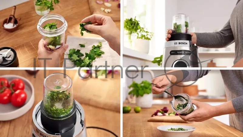 Блендер стационарный Bosch MMB6177S 1200Вт серебристый