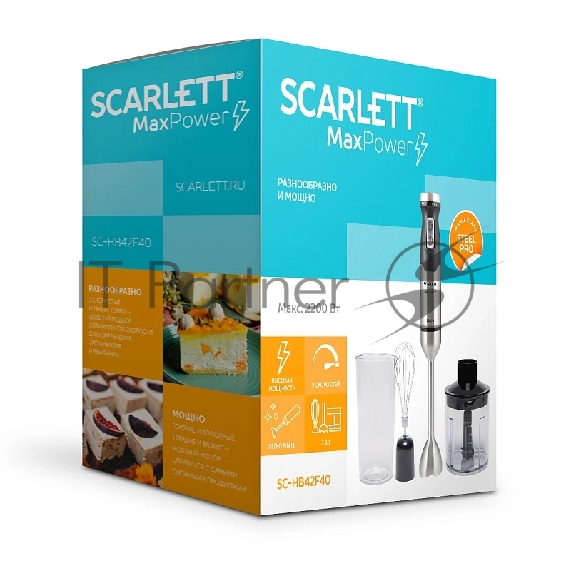 Блендер SCARLETT SC-HB42F40 BLACK