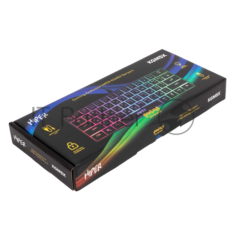 Игровая клавиатура HIPER KGM5X Berserk, черный