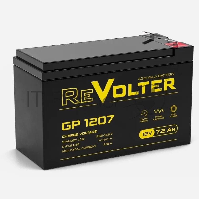 Аккумулятор 12В 7.2А.ч REVOLTER GP 1207