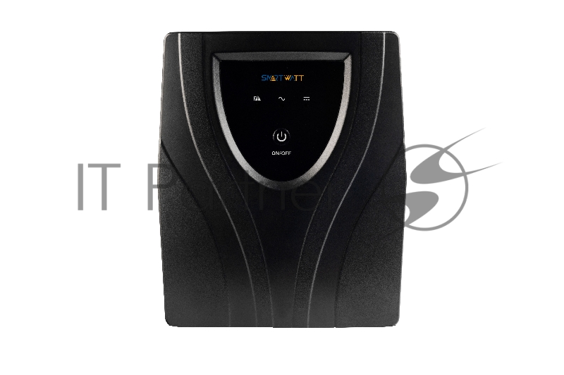 Источник бесперебойного питания SMARTWATT UPS UNI PRO 1500, линейно-интерактивный SIN, мощность 1500/1050 ВА/Вт, напольный, LED индикация, Shuko CEE7/4 - 2 шт. , IEC C13 - 3 шт., батарея 12В 9Ач 2шт., 165x393x198мм., 12.4кг., артикул 3703020400001