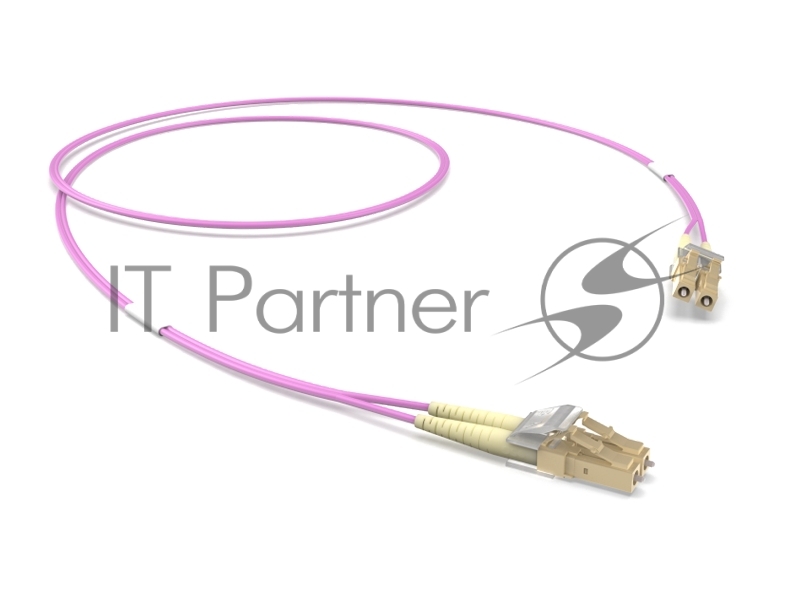 Оптический патчкорд LC/LC Duplex, 50/125 OM4, тип S, LSZH, ULL, 20 м