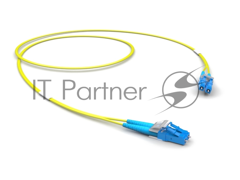 Оптический патчкорд LC-UPC/LC-UPC Duplex, 09/125 OS2, тип S, LSZH, 5 м