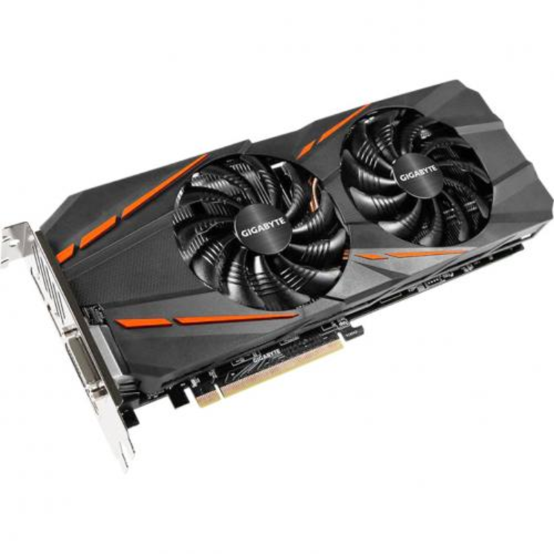 Видеокарта GIGABYTE GeForce GTX 1060 G1 Gaming 6G 6ГБ GV-N1060G1 GAMING-6GD rev.2.0 (GeForce GTX 1060, DDR5, DVI, HDMI, 3xDP) (PCI-E)