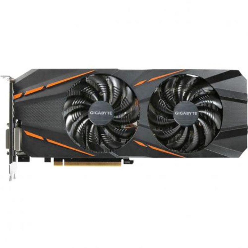 Видеокарта GIGABYTE GeForce GTX 1060 G1 Gaming 6G 6ГБ GV-N1060G1 GAMING-6GD rev.2.0 (GeForce GTX 1060, DDR5, DVI, HDMI, 3xDP) (PCI-E)