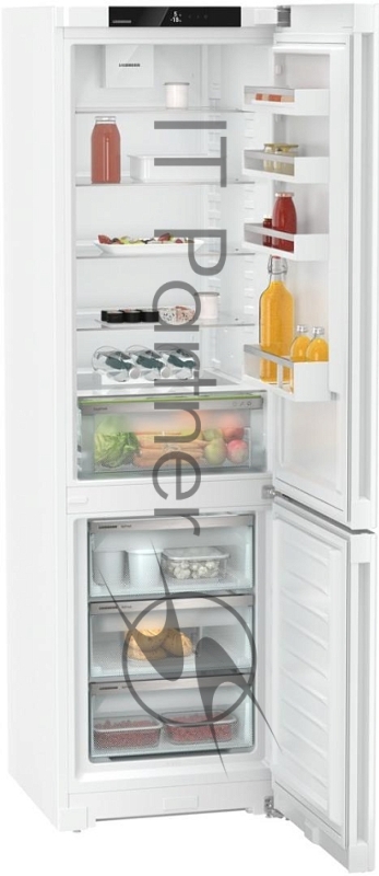 Холодильники LIEBHERR/ Pure, EasyFresh, МК NoFrost, 3 контейнера МК, в. 201,5 см, ш. 60 см, улучшенный класс ЭЭ, внутренние ручки, белый цвет