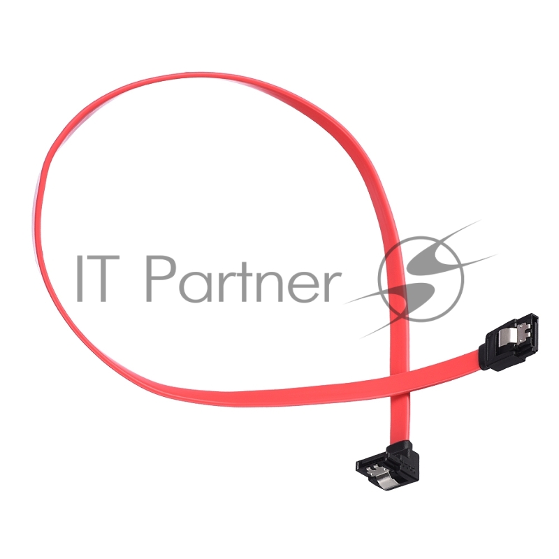 Кабель GoPower SATA (m)-SATA (m) 0.5м силикон ver.2.0 красный (1/250)