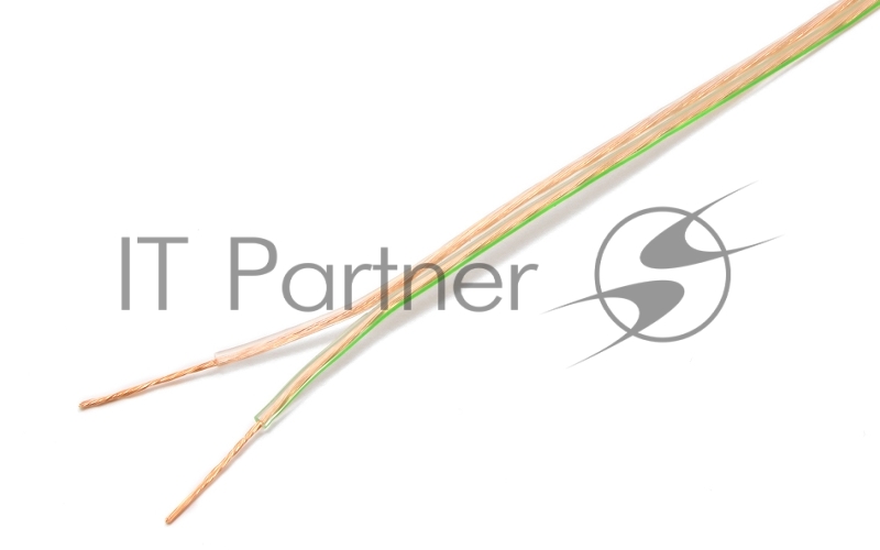 Акустический кабель Power Cube, 2*0,5, 100M, прозрачный, на катушке