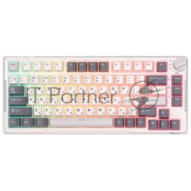 Клавиатура Royal Kludge RK-H81 Brown switch/White Night