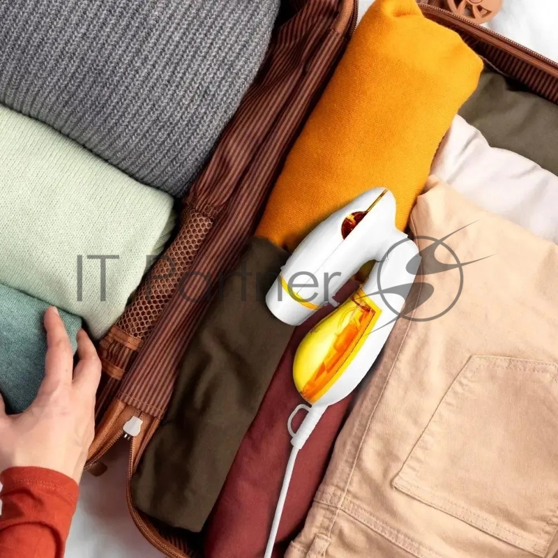 Отпариватель ручной Kitfort КТ-9191-1 1300Вт белый/желтый