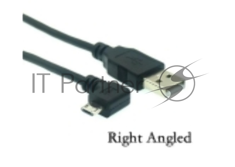 Кабель USB Type A на Micro USB угол вправо 1 м