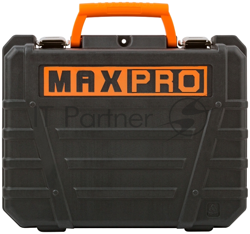 Дрель-Шуруповерт аккумуляторная MAX-PRO 18 В, 0-350/0-1250 об/мин, 10 мм, 30 Нм, 2 батареи (Li-Ion) х1,5 Ач, 15+1, 1 ч., регулировка оборотов, резинов