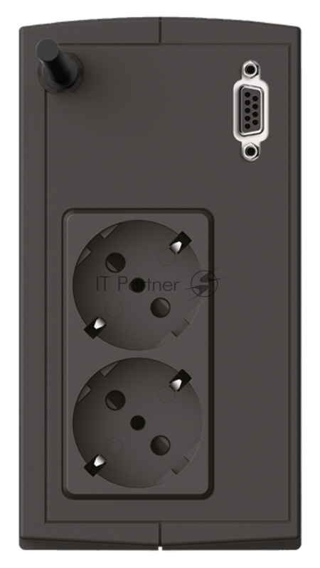 Источник бесперебойного питания UPS Сайбер Электро СТАРТ ПЛЮС-850ВА-ЕВРО Линейно-интерактивный 850ВА/425Вт. RS-232(2 EURO) (12В /5Ач.)