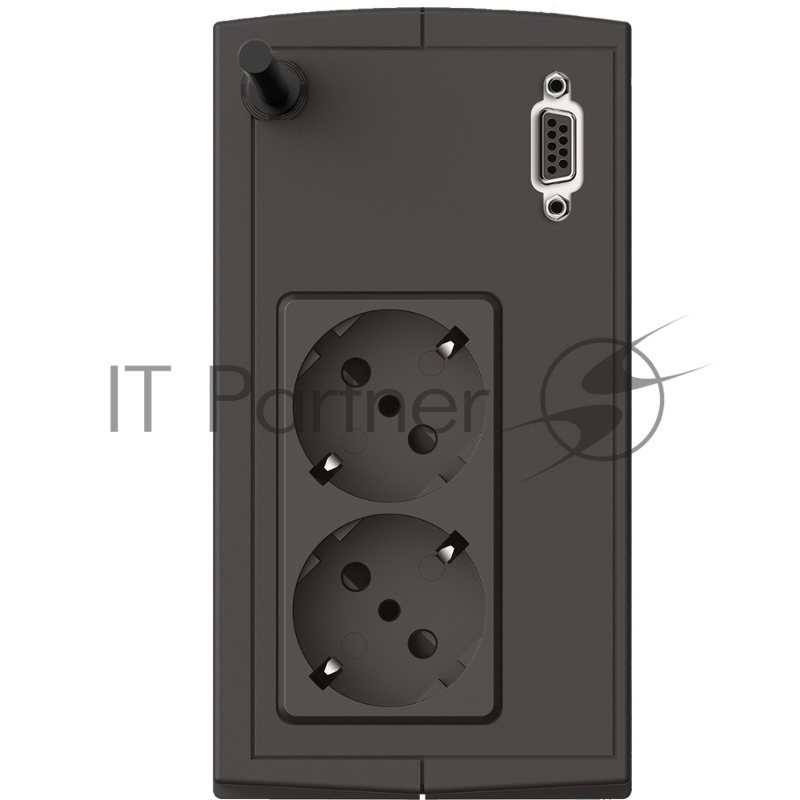 Источник бесперебойного питания UPS Сайбер Электро СТАРТ ПЛЮС-850ВА-ЕВРО Линейно-интерактивный 850ВА/425Вт. RS-232(2 EURO) (12В /5Ач.)