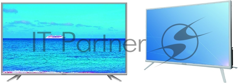 Телевизор Polar 65 P65U51T2CSM серебристый LED UHD 60Hz Android 1GB/8GB YY