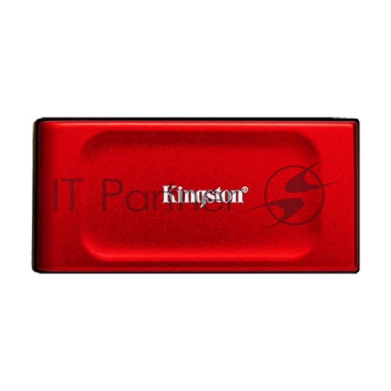 Твердотельный накопитель Kingston External SSD XS1000, 1000GB, Type-C/A, USB 3.2 Gen 2, R/W 1050/1000MB/s, 70x33x14mm, 29g., Red (5 лет)