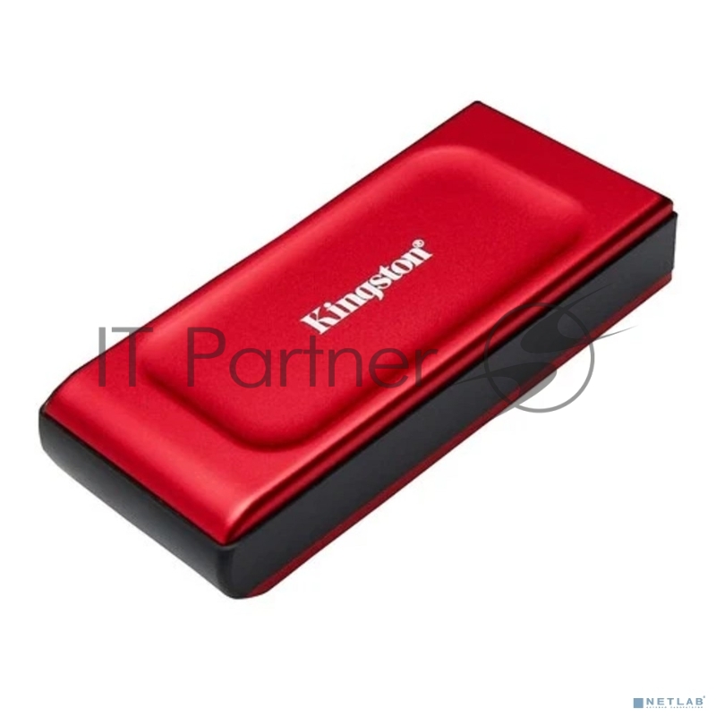 Твердотельный накопитель Kingston External SSD XS1000, 1000GB, Type-C/A, USB 3.2 Gen 2, R/W 1050/1000MB/s, 70x33x14mm, 29g., Red (5 лет)
