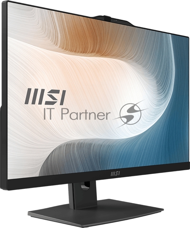 Моноблок MSI Modern AM242TP 1M AIO 23.8 FHD(1920x1080) IPS Touch ,Core 5 120U(1.4GHz), 16GB DDR5(2x8GB), 512GB SSD M.2, Intel Iris Xe Graphics, WiFi 6E+BT, Wireless keyboard&mouse, noOS, 1y war-ty, Black