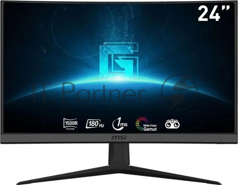 Монитор MSI G24C6 E2 23,6 16:9 FHD(1920x1080) VA Curve 1500R,1ms(MPRT), 3000:1, 100M:1, 250nit, 178/178, 2xHDMI 2.0b, DP 1.2a, Tilt,VESA,180Hz,Black,1y w-ty