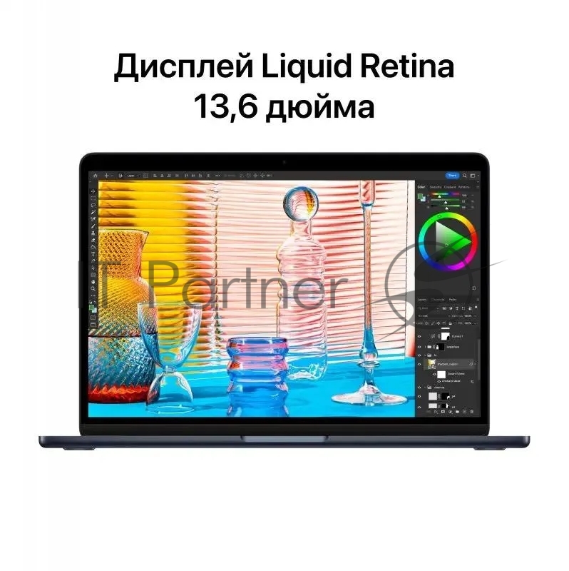 Ноутбук Apple MacBook Air A2681 M2 8 core 16Gb SSD512Gb/10 core GPU 13.6 IPS (2560x1664) Mac OS star WiFi BT Cam (Z15Z0000A)