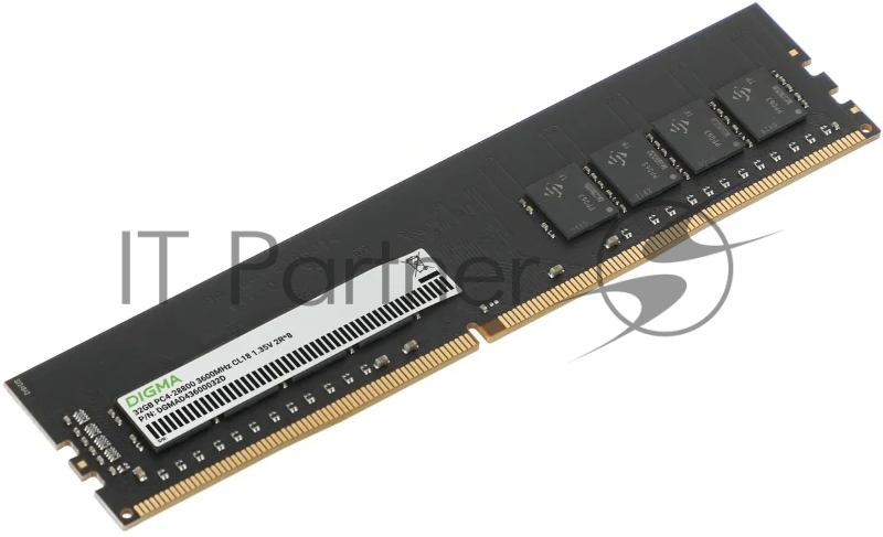 Память DDR4 32GB 3600MHz Digma DGMAD43600032D RTL PC4-28800 CL18 DIMM 288-pin 1.35В dual rank Ret