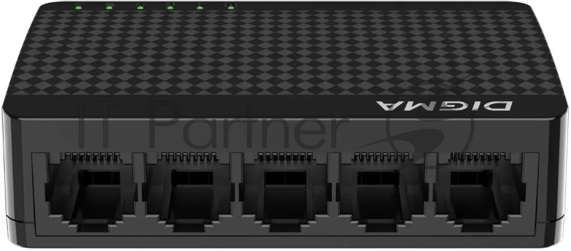 Коммутатор Digma DSW-105GE DSW-105GEV2 (L2) 5x1Гбит/с неуправляемый