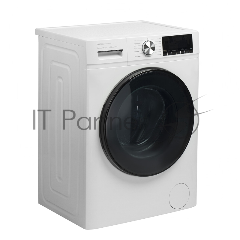 Стиральная машина Centek CT-1953 (белый) 1400 / 8кг / 52см / 16пр /Дисплей/ INVERTER /Сушка 5кг/A+++