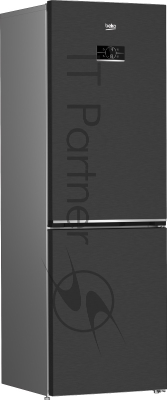 Холодильник BEKO B3R1CNK363HXBR черный двухкамерный 220/100л морозилка снизу