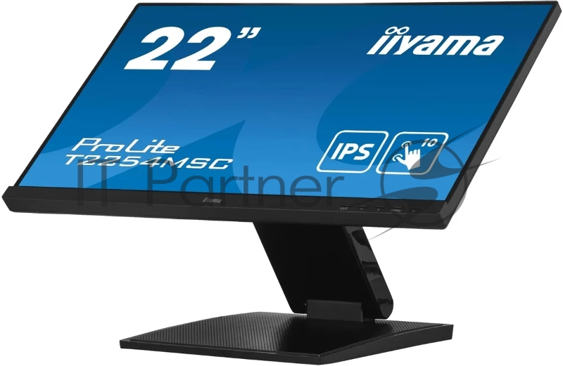 Монитор Iiyama 21.5 ProLite T2254MSC-B1AG черный IPS LED 16:9 HDMI M/M глянцевая HAS 250cd 178гр/178гр 1920x1080 60Hz DP FHD USB Touch 4.9кг