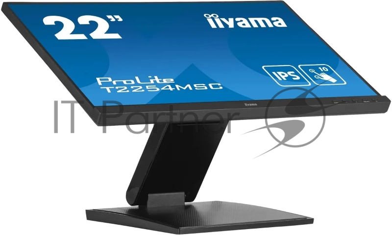 Монитор Iiyama 21.5 ProLite T2254MSC-B1AG черный IPS LED 16:9 HDMI M/M глянцевая HAS 250cd 178гр/178гр 1920x1080 60Hz DP FHD USB Touch 4.9кг