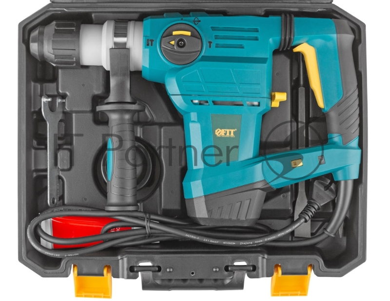Перфоратор демонтажный 1500 Вт, 0-950 об/мин, 0-4300 уд/мин, 5 Дж, 3 реж., SDS-PLUS, БС щеток, 5,2 кг, кейс