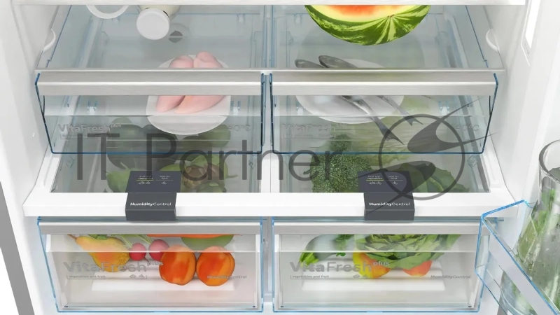 Холодильник Bosch KGD86AI31U нержавеющая сталь мат. 496/186л 2-хкамерный морозилка снизу