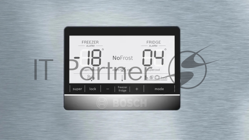 Холодильник Bosch KGD86AI31U нержавеющая сталь мат. 496/186л 2-хкамерный морозилка снизу