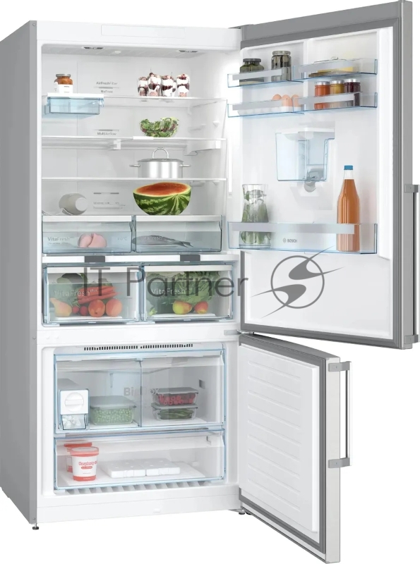 Холодильник Bosch KGD86AI31U нержавеющая сталь мат. 496/186л 2-хкамерный морозилка снизу